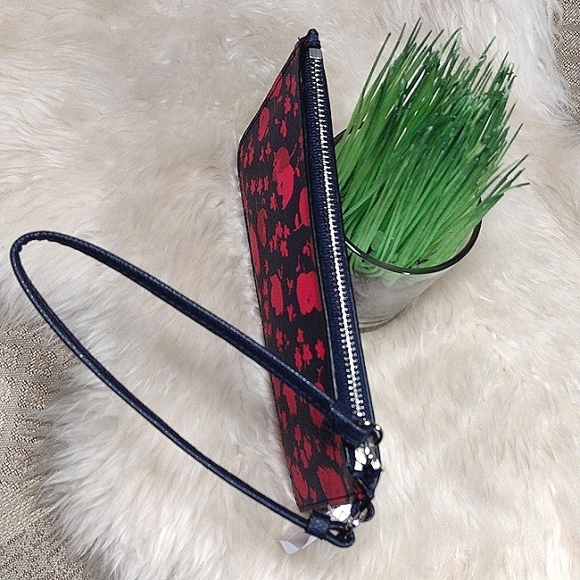 NWT Coach floral leather wristlet clutch - Picture 7 of 11